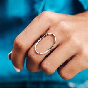 1pc Simple Geometric Design High-end Ring